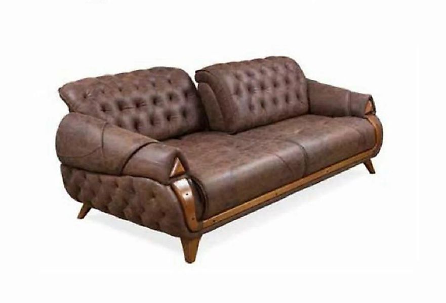 JVmoebel Sofa Dreisitzer Stoff Sofa Couch Polster Möbel Klassisch Design Lu günstig online kaufen
