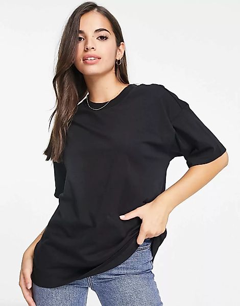 ASOS DESIGN – Ultimate – Schwarzes Oversized-T-Shirt günstig online kaufen