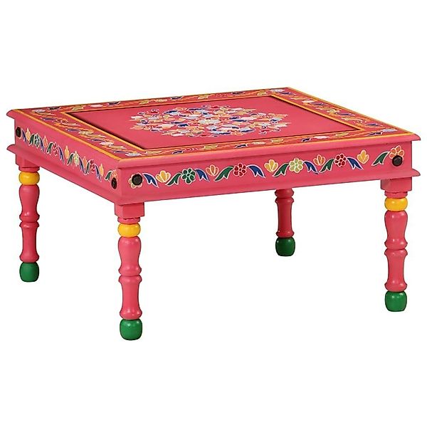 vidaXL Couchtisch Couchtisch Rosa Handbemalt Massivholz günstig online kaufen