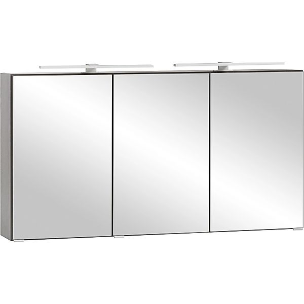 Held Möbel 3D-Spiegelschrank Trient 120 cm Graphitgrau günstig online kaufen