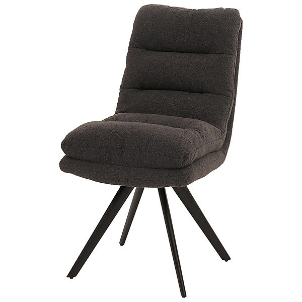 MCW Esszimmerstuhl G66 Boucle Dunkelgrau günstig online kaufen
