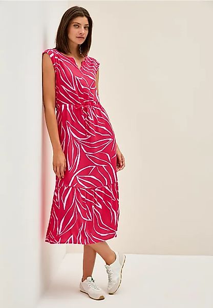 Gemustertes Volant-Kleid günstig online kaufen