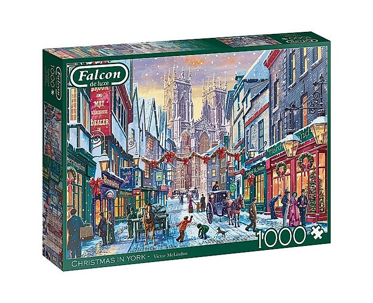 Jumbo Spiele Puzzle Christmas in York 1000 Teile Puzzle, 1000 Puzzleteile, günstig online kaufen