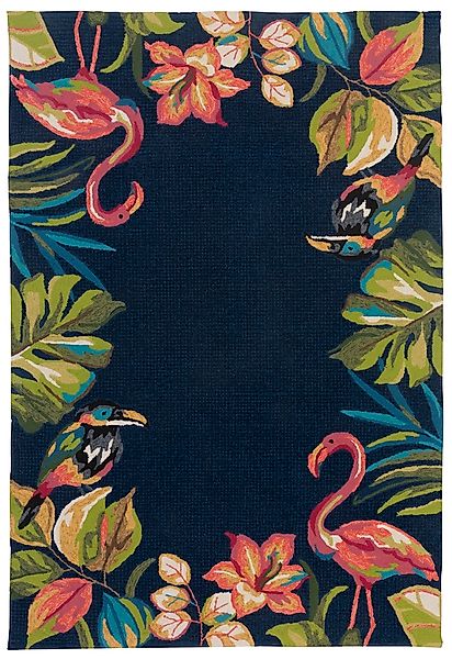 Gino Falcone Teppich »Rosetta 020 Flamingos«, rechteckig, 15 mm Höhe, beson günstig online kaufen