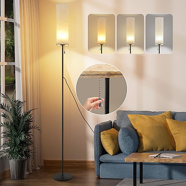 Nettlife LED Stehlampe Wohnzimmer Vintage Dimmbar günstig online kaufen