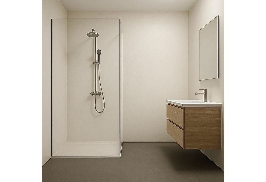 neu.haus Duschrückwand, (Set, 4-tlg), Wandpaneel »Bladel« 120 x 60 cm White günstig online kaufen