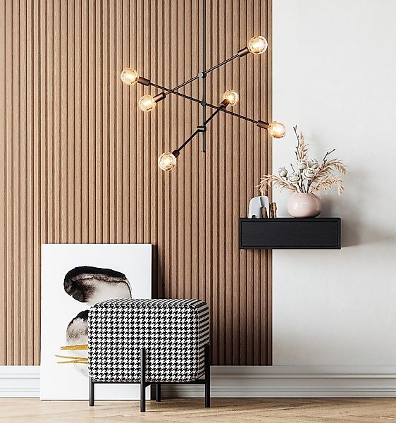Newroom Vliestapete, Holzwand Lamellen - Lamellenwand günstig online kaufen