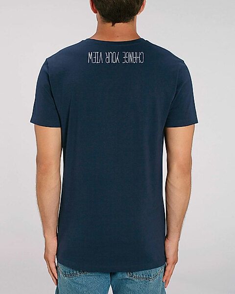 Bio Herren V-neck T-shirt "Change Your View" günstig online kaufen