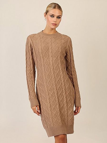 Apart Strickkleid mit Strukturmuster und Rundhalsausschnitt günstig online kaufen
