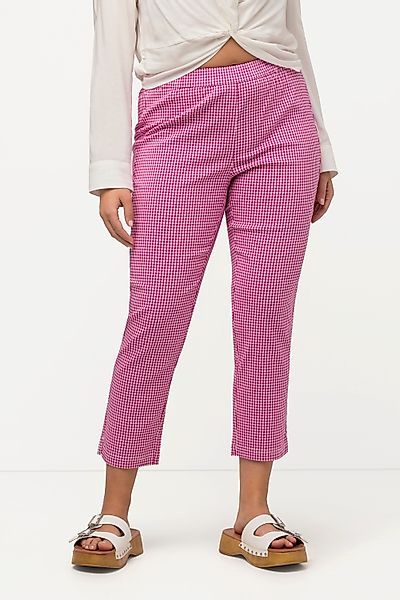 Ulla Popken Stoffhose 7/8-Bengalinhose Sienna Vichykaro günstig online kaufen