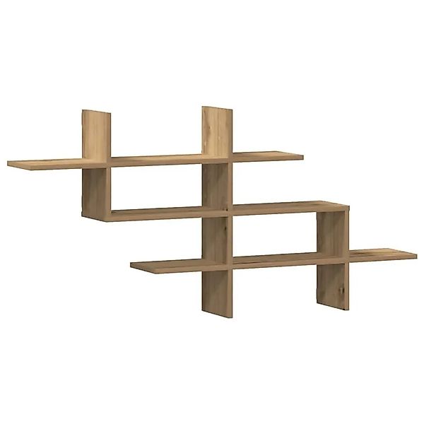 vidaXL Wandregal Artisan-Eiche 124,5x18x60,5 cm Holzwerkstoff 853271 günstig online kaufen