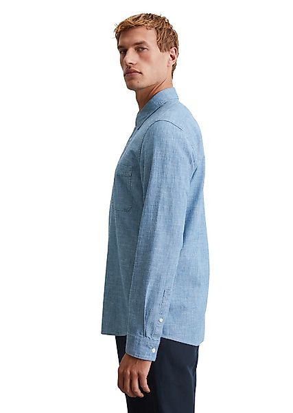 Marc OPolo Langarmhemd "aus leichtem Bio-Baumwoll-Chambray" günstig online kaufen