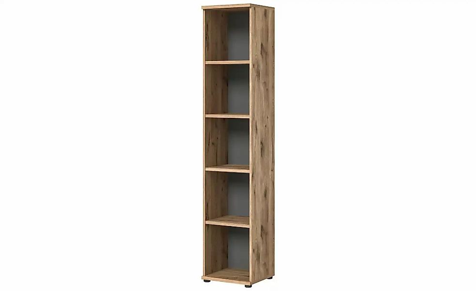 xonox.home Mehrzweckschrank Regal Büroregal MASON 200x40 cm in Nox Eiche un günstig online kaufen