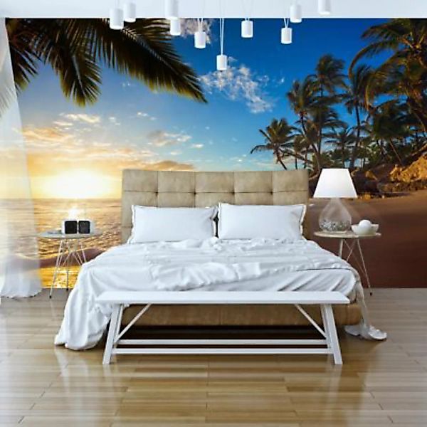 artgeist Fototapete Tropical Beach mehrfarbig Gr. 350 x 245 günstig online kaufen