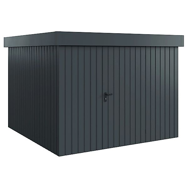 Hörmann EcoStar Gerätehaus Euroline Flachdach 1-flg 285 x 278 cm Anthrazitg günstig online kaufen