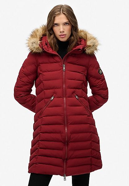 Superdry Steppjacke FUJI FAUX FUR HOOD MID LENGTH günstig online kaufen