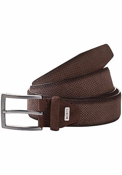 MONTI Synthetikgürtel "VALENCIA" 3,5 cm breit, Klassisch-Business, kürzbar günstig online kaufen