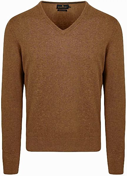 Steppin' Out Pullover Cotton Cashmere V-Ausschnitt Camel - Größe XL günstig online kaufen