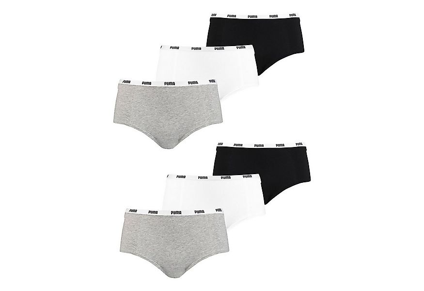 PUMA Panty Mini Shorts (6-St., 6er Pack) mit elastischem Bund günstig online kaufen