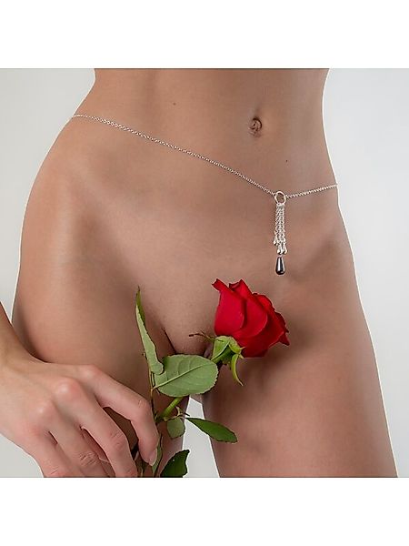 Bauchkette Perlenregen Silber günstig online kaufen