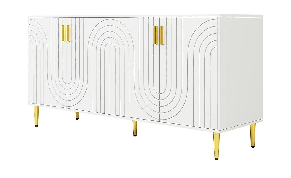 Sideboard   ¦ weiß ¦ Maße (cm): B: 152 H: 75 Kommoden & Sideboards > Sidebo günstig online kaufen