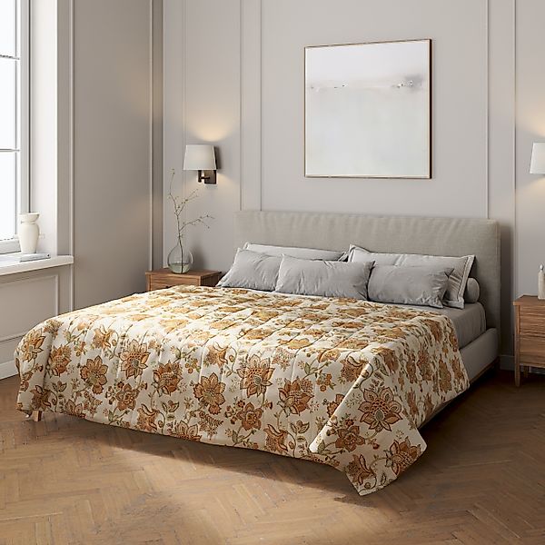Tagesdecke mit Streifen-Steppung, beige, Intenso Premium (144-27) günstig online kaufen