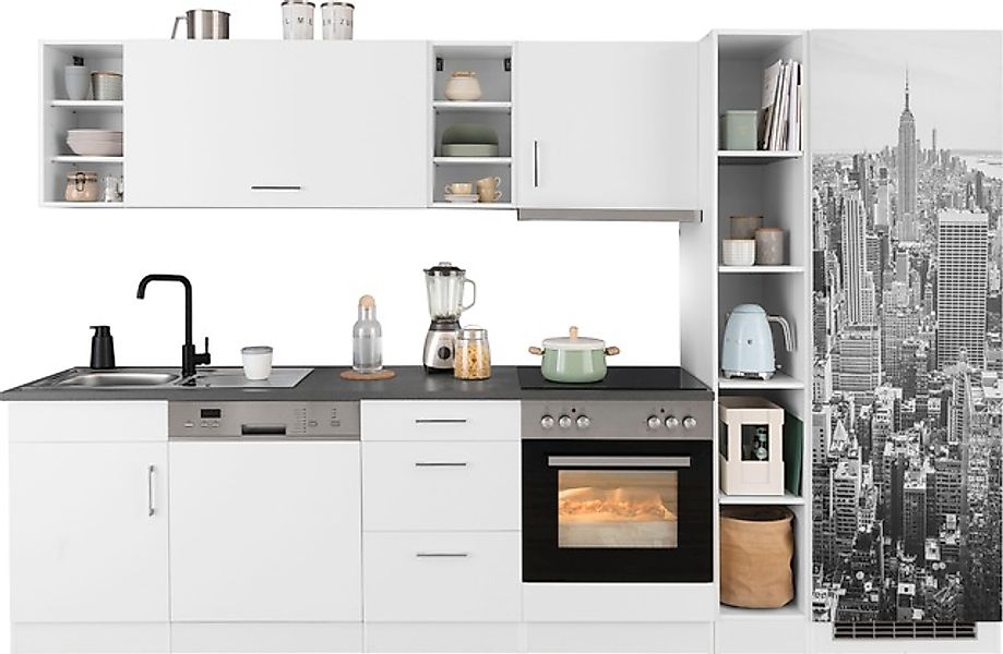 KOCHSTATION Küchenzeile »KS-Paris – Küchen mit einzigartigen Fotomotiven au günstig online kaufen