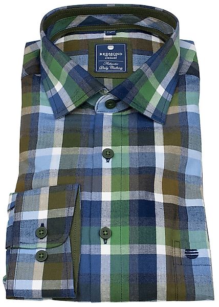 Redmond Karohemd Kentkragen günstig online kaufen