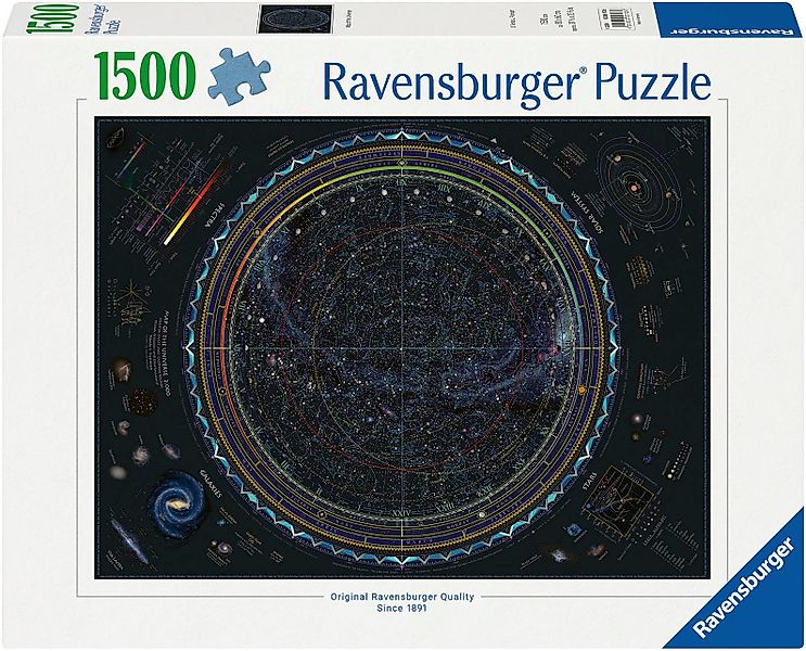 Ravensburger Puzzle Universum, 1500 Puzzleteile, Made günstig online kaufen