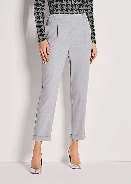 MADELEINE Schlupfhose Kurzgröße: Elastische Bundfaltenhose, 7/8-Länge günstig online kaufen