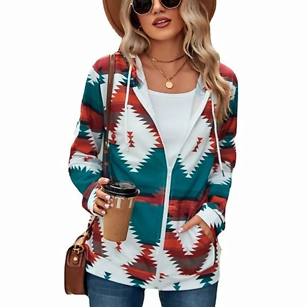 FIDDY Kapuzenpullover Herbst Damen Sweatshirt Jacke mit Taschen günstig online kaufen