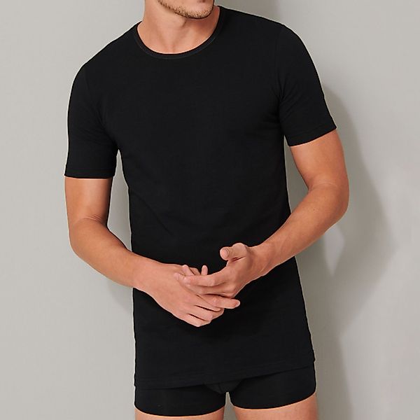 Schiesser T-Shirt 95/5 Organic Cotton (4-tlg) günstig online kaufen