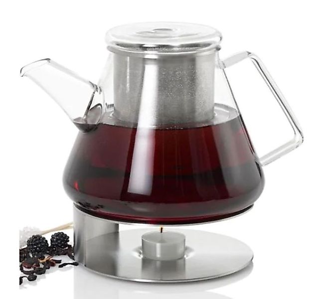 ORIENT+ Teekanne mit Stövchen Tuto – Borosilikatglas & Edelstahl-Teefilter günstig online kaufen