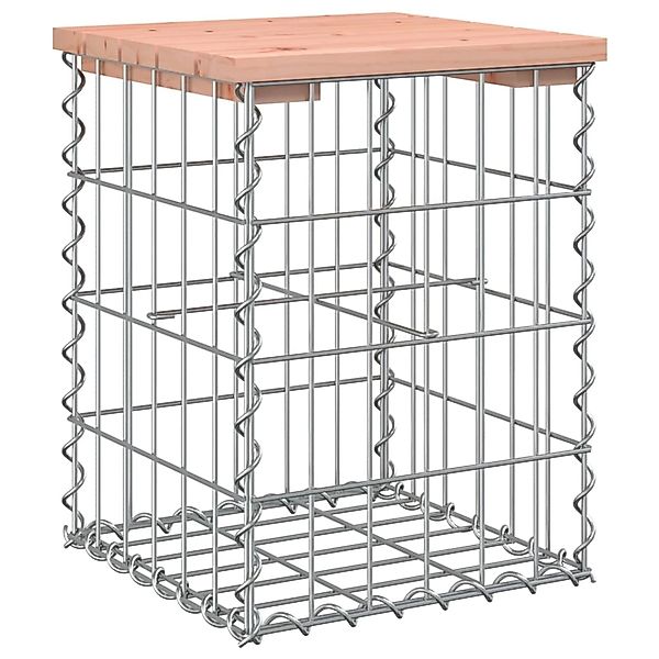 vidaXL Gartenbank Gartenbank aus Gabionen 33x31x42 cm Massivholz Douglasie günstig online kaufen