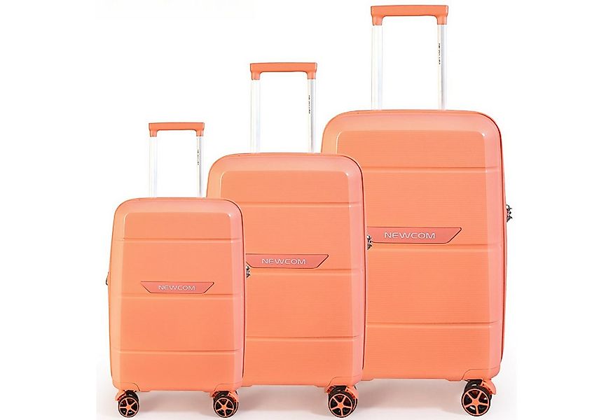 NEWCOM Trolleyset Hartschalenkoffer Set M/L/XL aus PP-Polypropylen, Erweite günstig online kaufen