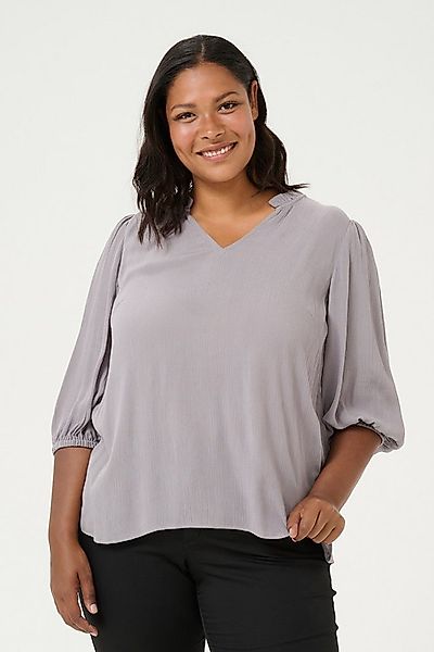 KAFFE Curve Langarmbluse Langarm-Bluse KCkamille Große Größen günstig online kaufen