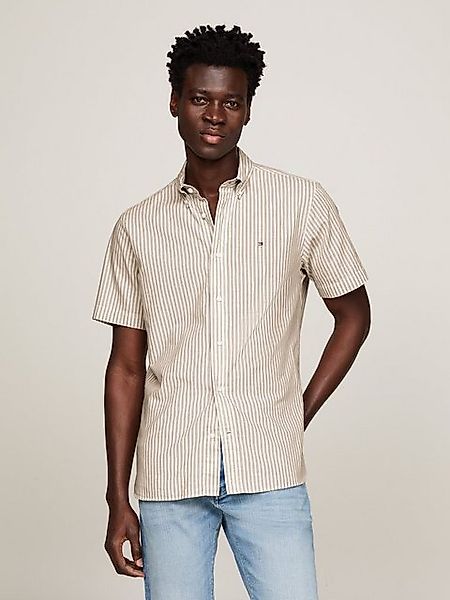 Tommy Hilfiger Kurzarmhemd W-CO/LI CLASSIC STP RF SHIRT fein gestreift günstig online kaufen