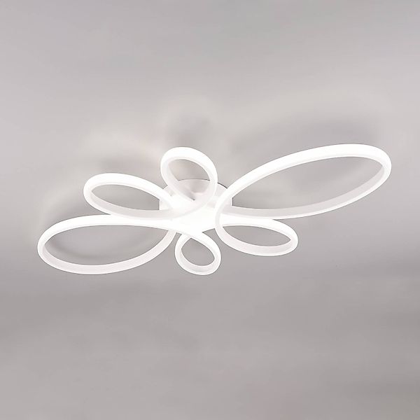 TRIO Leuchten LED Deckenleuchte »FLY, Deckenlampe LED 32W 3900 Lumen kaltwe günstig online kaufen