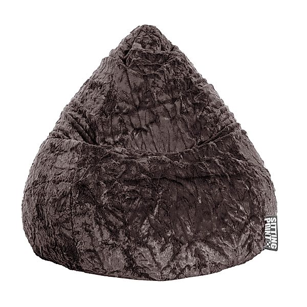 Sitting Point Sitzsack Fluffy 120 l Anthrazit günstig online kaufen