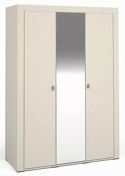 Compleo Kleiderschrank mit 3 Türen und Spiegel TRENDS, Fronten gefräst gerä günstig online kaufen