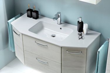 Saphir Waschtisch Quickset Waschplatz inkl. Keramikwaschtisch, günstig online kaufen