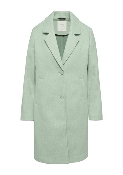 QS Funktionsmantel Outdoor-Mantel Melierter Mantel mit günstig online kaufen