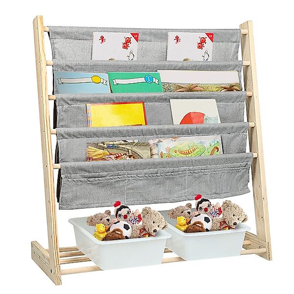 JEOBEST Bücherregal Kinder Bücherregal, 4-stöckiges Kinderregal günstig online kaufen