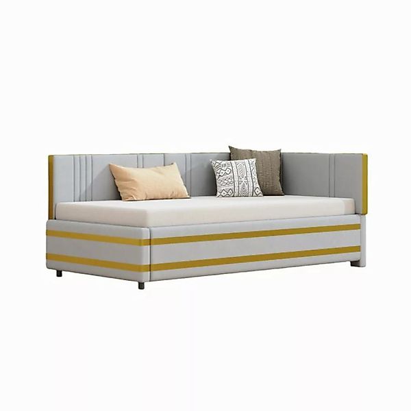 DOPWii Einzelbett Polsterbett Sofabett – 90x200 cm Multifunktionsbett mit L günstig online kaufen