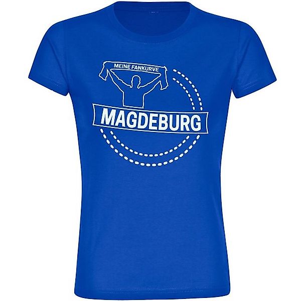 multifanshop T-Shirt Damen Berlin blau - günstig online kaufen