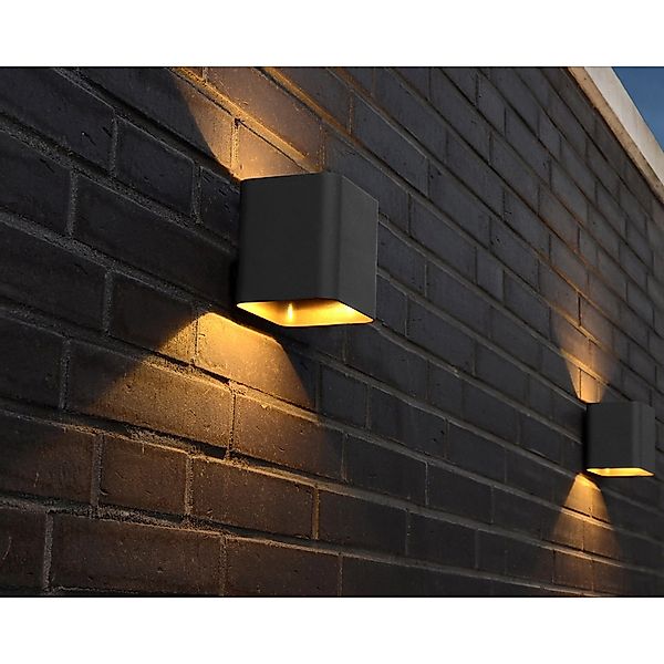 ECO-LIGHT Außen-Wandleuchte "DODD" LED-Modul 1 Stk. günstig online kaufen