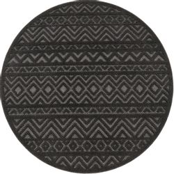 Paco Home Teppich "Livorno 673" rund 14 mm Höhe Uni-Farben, Scandi, Rauten günstig online kaufen