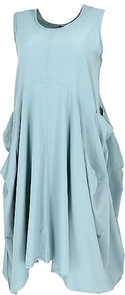Guru-Shop Midikleid Plus Size Kleid, Hängerchen, Sommerkleid - aqua günstig online kaufen