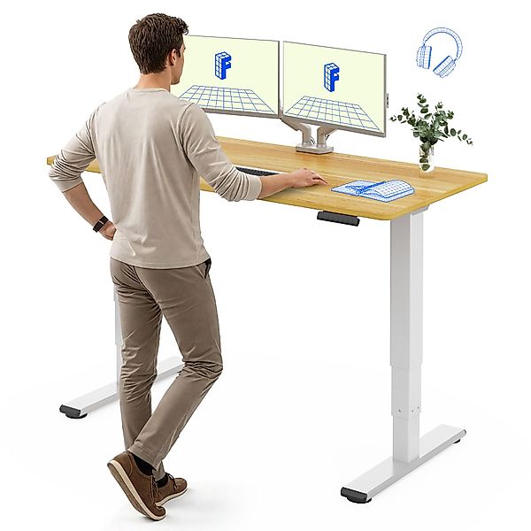 FLEXISPOT Schreibtisch Elektrisch Höhenverstellbarer Schreibtisch EC5 günstig online kaufen