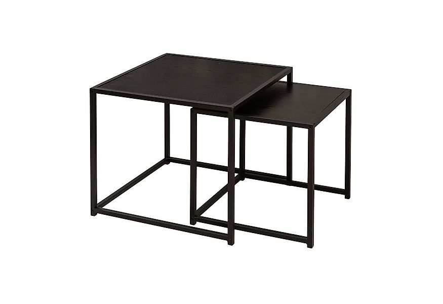 riess-ambiente Beistelltisch SLIM LINE 50cm schwarz (Set, 2-St), Wohnzimmer günstig online kaufen
